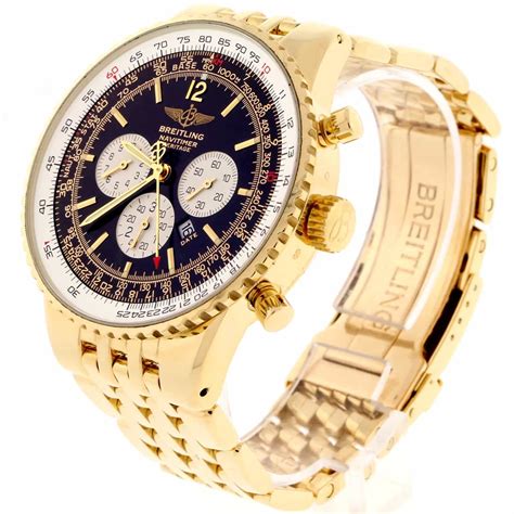 breitling 18k gold navitimer|Breitling Navitimer price guide.